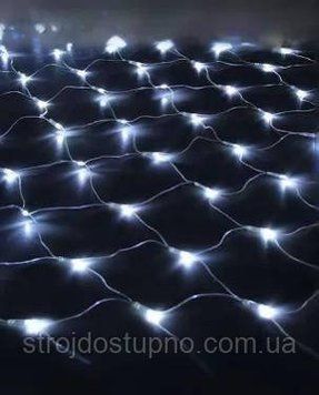 Гірлянда сітка, 120 LED, 1,5*1,5 Х,білий 1292 фото