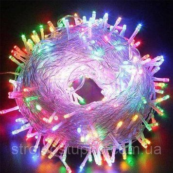 Гірлянда на ялинку 50LED Прозорий шнур MІХ 1242 фото