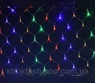 Гірлянда сітка, 96 LED, 1,5*1,5 МІХ 1294 фото