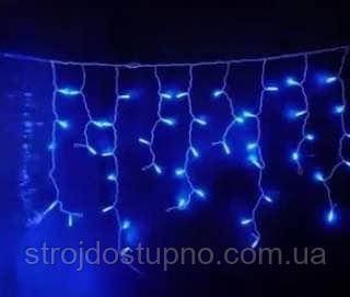 Гірлянда бахрома 3м 120 Led Синій 1297 фото