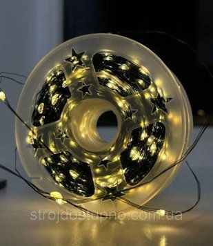 Гірлянда роса 100 метрів на 1000 led світлодіодів крапля 3017 фото
